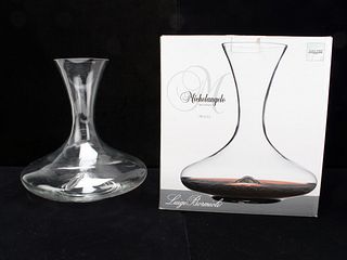 MICHELANGELO MOUTH BLOWN GLASS DECANTER IN BOX