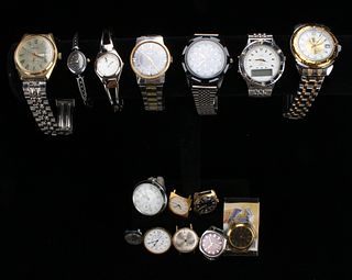 LOT OF 16 MENS AND LADIES WATCHES