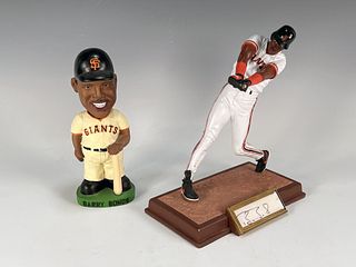 TWO BARRY BONDS COLLECTIBLE FIGURES