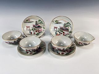 SET OF FOUR JAPANESE TEA CUPS