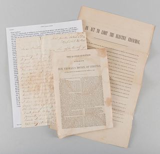 TN Civil War Broadside, Pamphlet, Letter