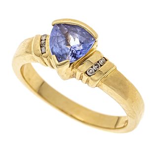 Tanzanite diamond ring GG 585/