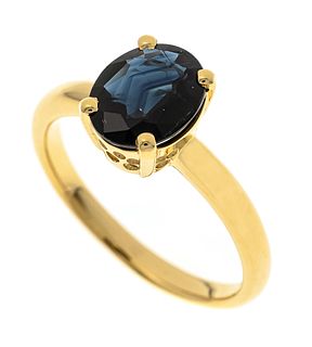 Sapphire ring GG 750/000 with