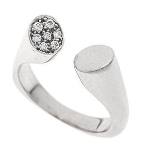 Open design diamond ring WG 75