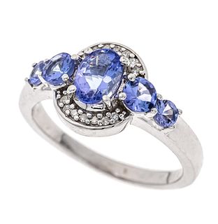Tanzanite diamond ring WG 416/