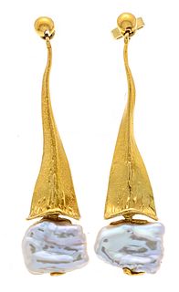 Design pearl earrings GG 750/0