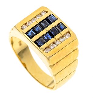 Sapphire diamond ring GG 585/0