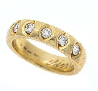 Brilliant ring GG 750/000 with