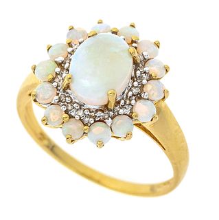 Opal ring GG 585/000 with one