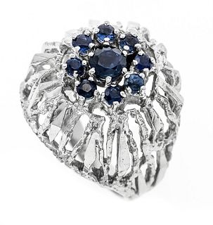 Sapphire ring WG 585/000 with