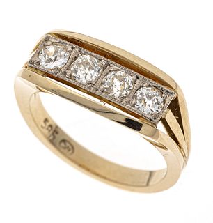 Old-cut diamond ring RG/WG 585