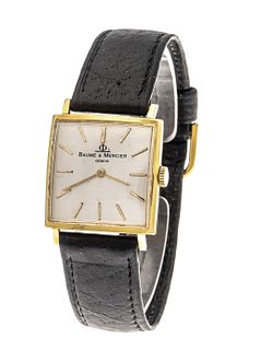 Baume & Mercier gold watch, 75
