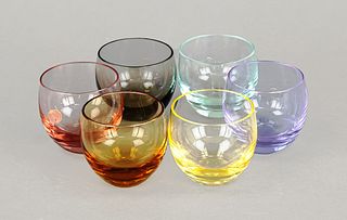 Six shot glasses, Moser & SÃ¶hn
