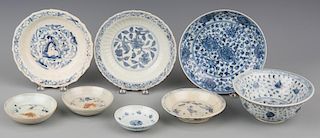 Asian Blue White Bowls inc Ming