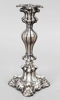 Candlestick, c. 1900, silver te