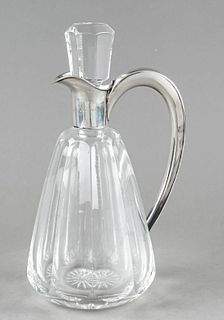 Handle carafe with silver mount