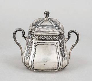 Sugar bowl, German, c. 1900, ma