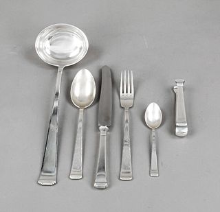 Cutlery for six persons, German