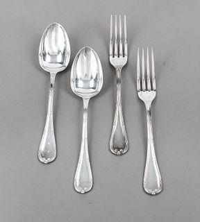 Twelve pieces of cutlery, Franc