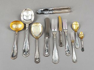 Cutlery for six persons, German