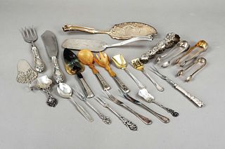 22 pieces of cutlery, 19th/20th