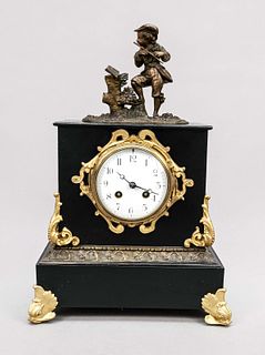 black lacquered brass pendulum
