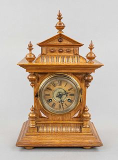 Table clock Junghans oak, arou