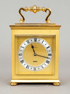 Imhof table clock, quartz, hea