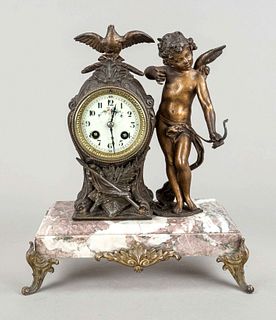 french. Figure pendulum, bronz