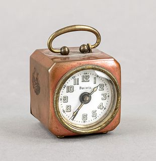 Travel alarm clock around 1900