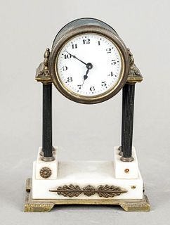mini table clock, around 1900,