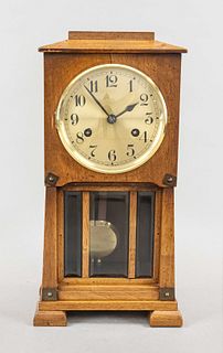 Junghans oak table clock, arou