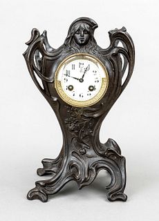 Art Nouveau pendulum, marked J