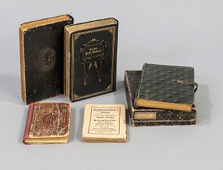 5 books in Hebrew, around 1900
