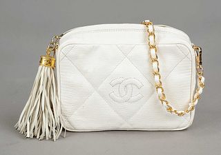 Chanel, White Vintage Quilted Tasse