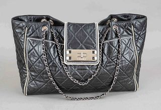 Chanel, Black Large Quilted Leather