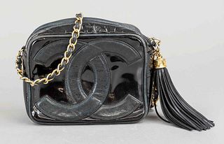 Chanel, Black Vintage Tassel CC Cam