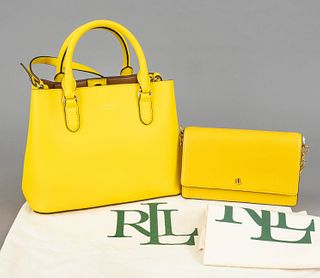 Ralph Lauren, 2 Bags, Yellow Trapez