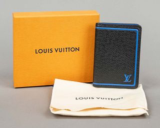 Louis Vuitton, card case, dark grey
