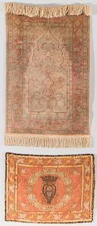 Two Silk Decorative Textiles