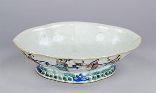 Four-pass foot bowl famille rose, C