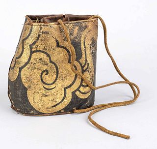 Samurai leather bag, Japan, Edo per