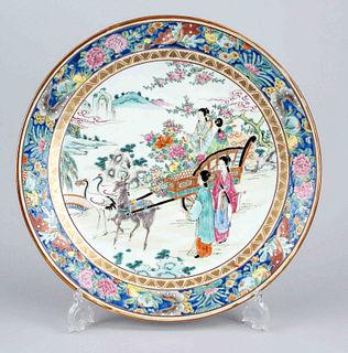 Imari plate ''Fairy ladies in the c