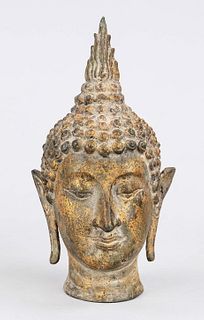 Buddha head without wooden base, Th