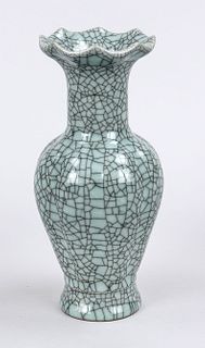Song style vase with Ge glaze, Chin