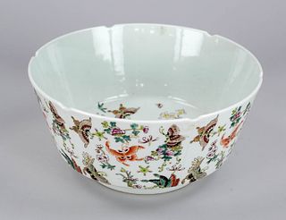 Large bowl, China, 20th c., porcela