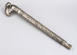 Blessed ram head scepter, India, 20