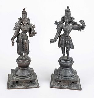 Lakshmi and Krishna in Nayak style,
