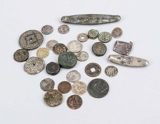 30 coins Asia, div. vintages, inclu