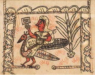 Folk painting of Sarasvati, Northwe